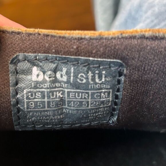 Bed Stu Shoes Men\'s Brown Slip On Casual Brown Leather Loafer Shoes US Size 9.5 main image 9
